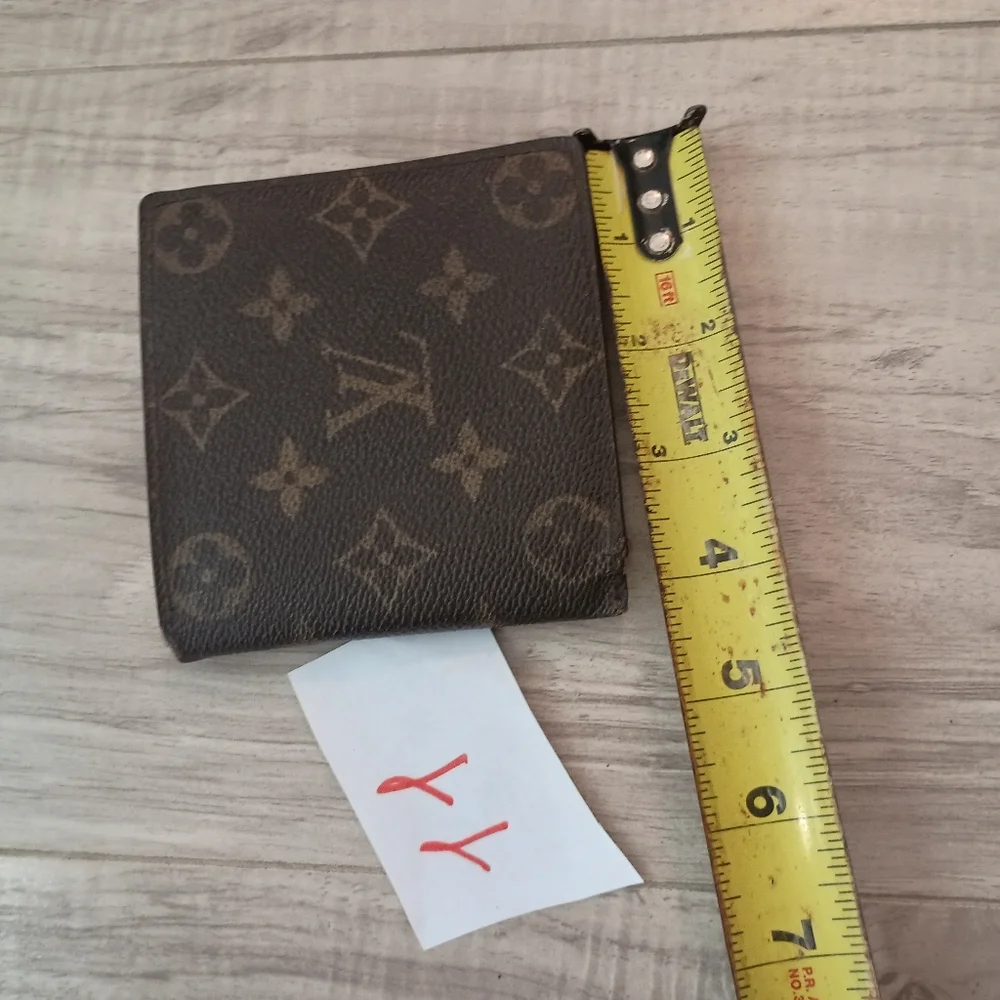 Louis Vuitton Brown Monogram Canvas Bi-Fold Wallet